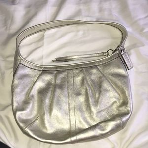 Metallic Coach purse